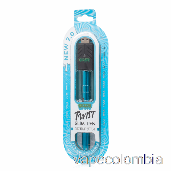 Vape Recargable Ooze Slim Twist Pen 2.0 Flex Temp Batería Azul Zafiro